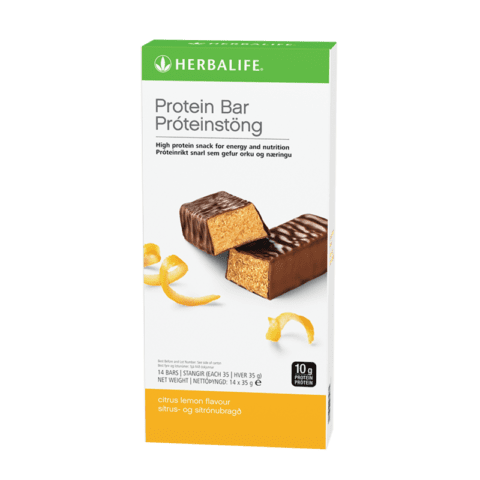 Herbalife Protein Bar Citrus Lemon 14 bars per box