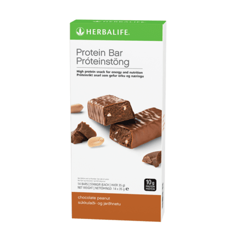 Herbalife Protein Bars Chocolate Peanut 14 bars per box