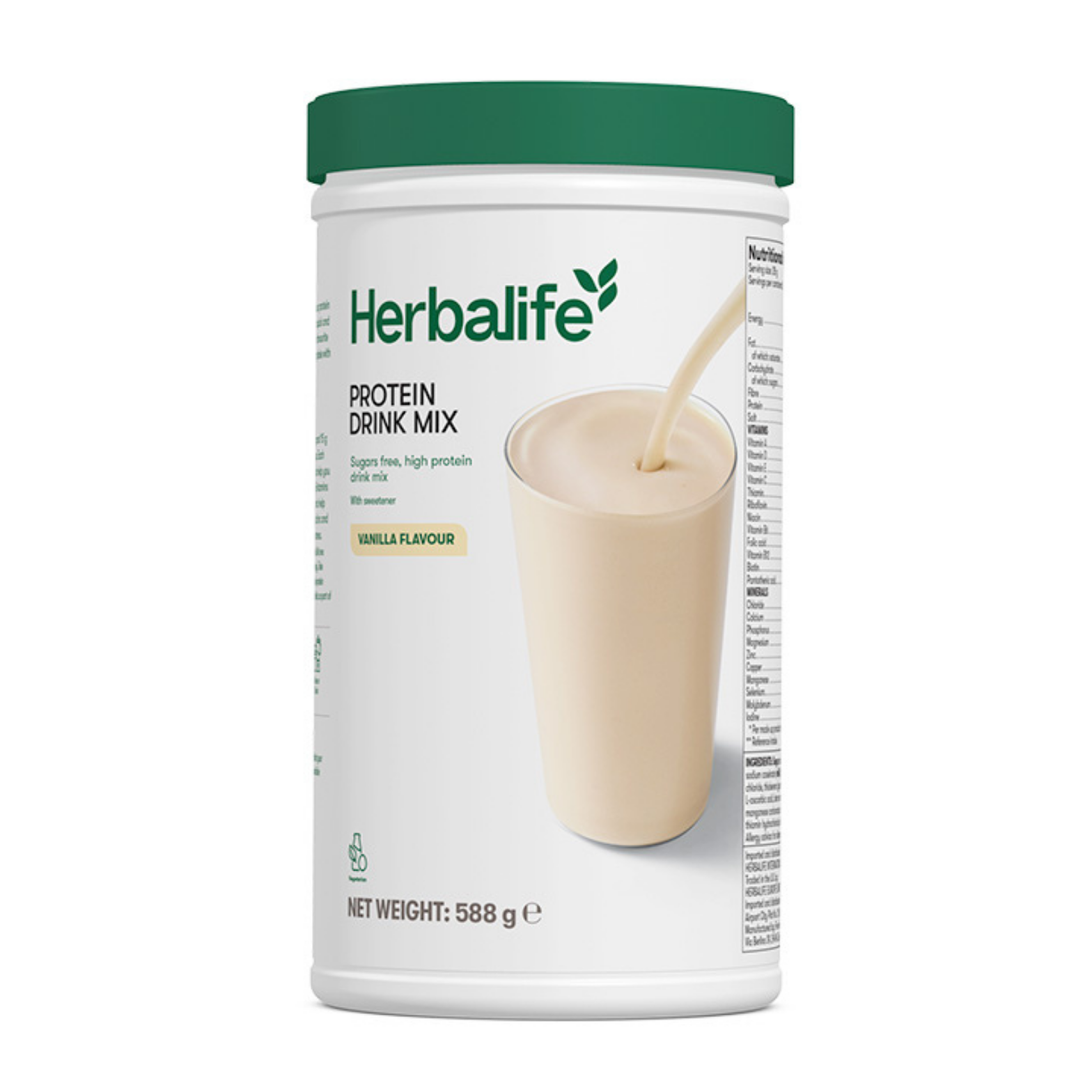 Herbalife Protein Drink Mix Vanilla Flavour 588g