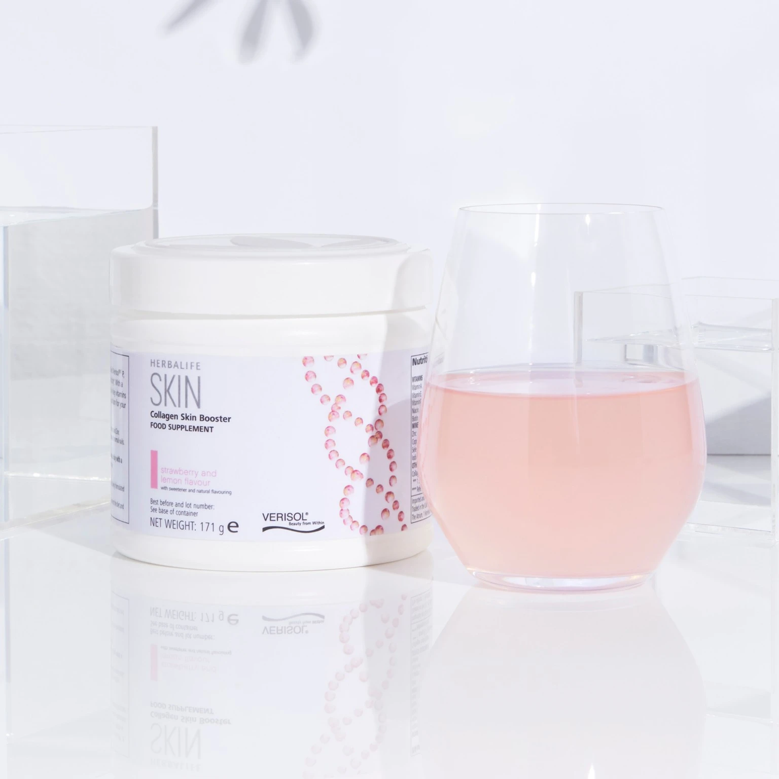 Herbalife SKIN Collagen Skin Booster Strawberry and Lemon Flavour 171g