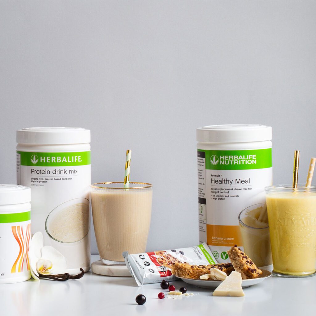 Herbalife Nutrition meal replacement shakes and supplements in the UK – healthy and balanced nutrition