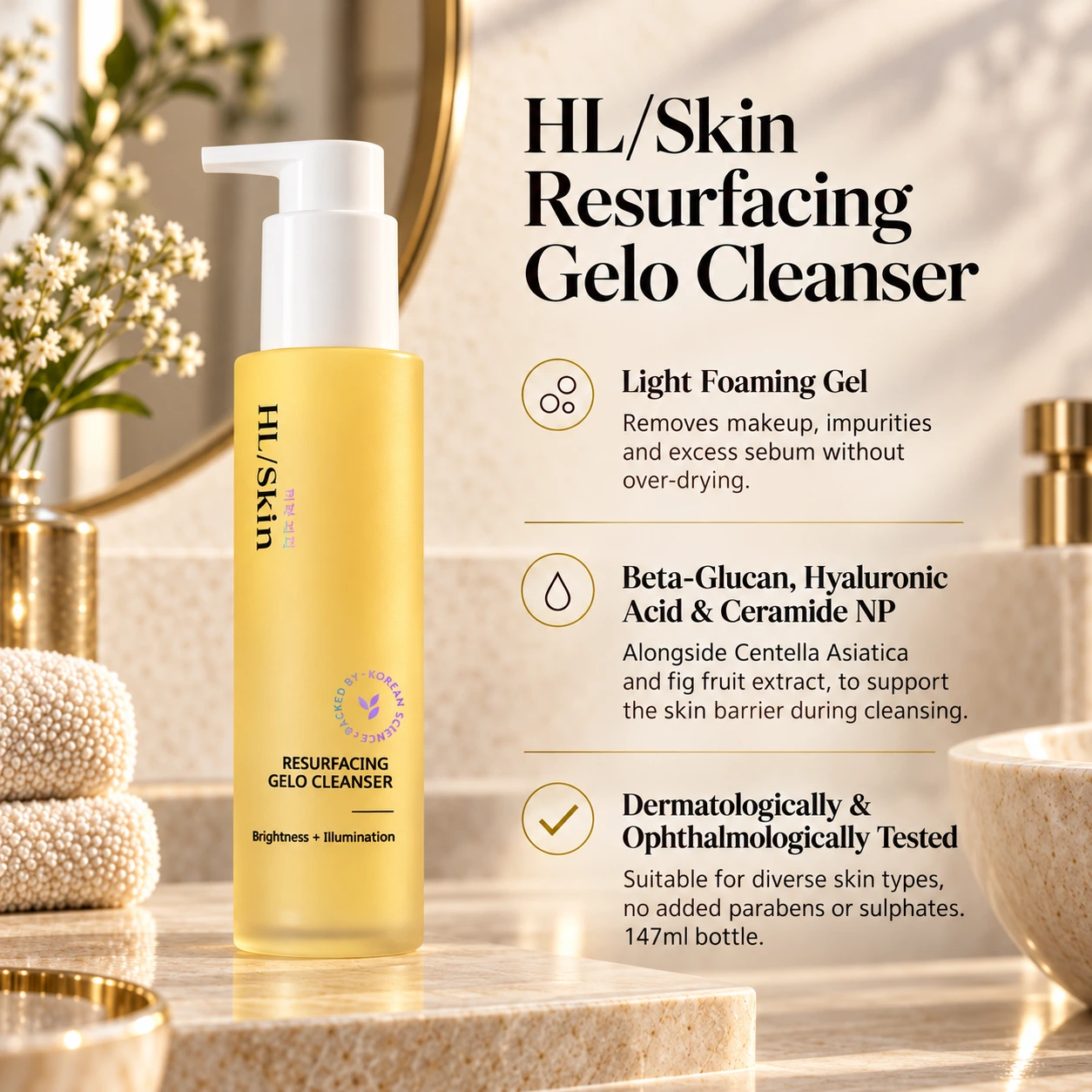 HL/Skin Resurfacing Gelo Cleanser 147ml