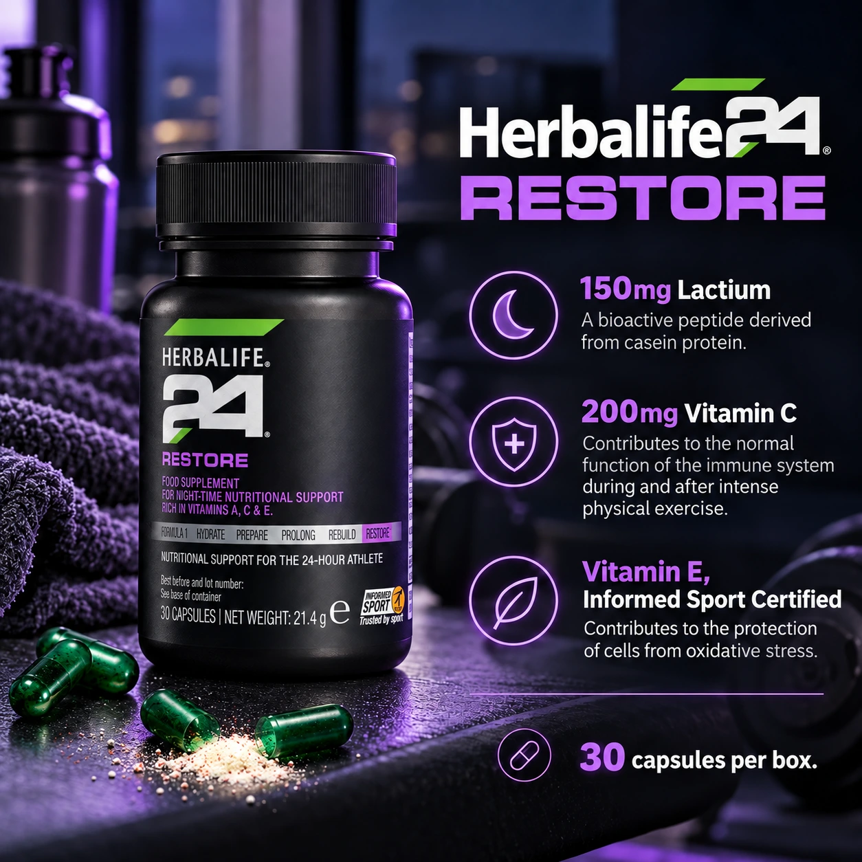 Herbalife24 Restore 30 capsules