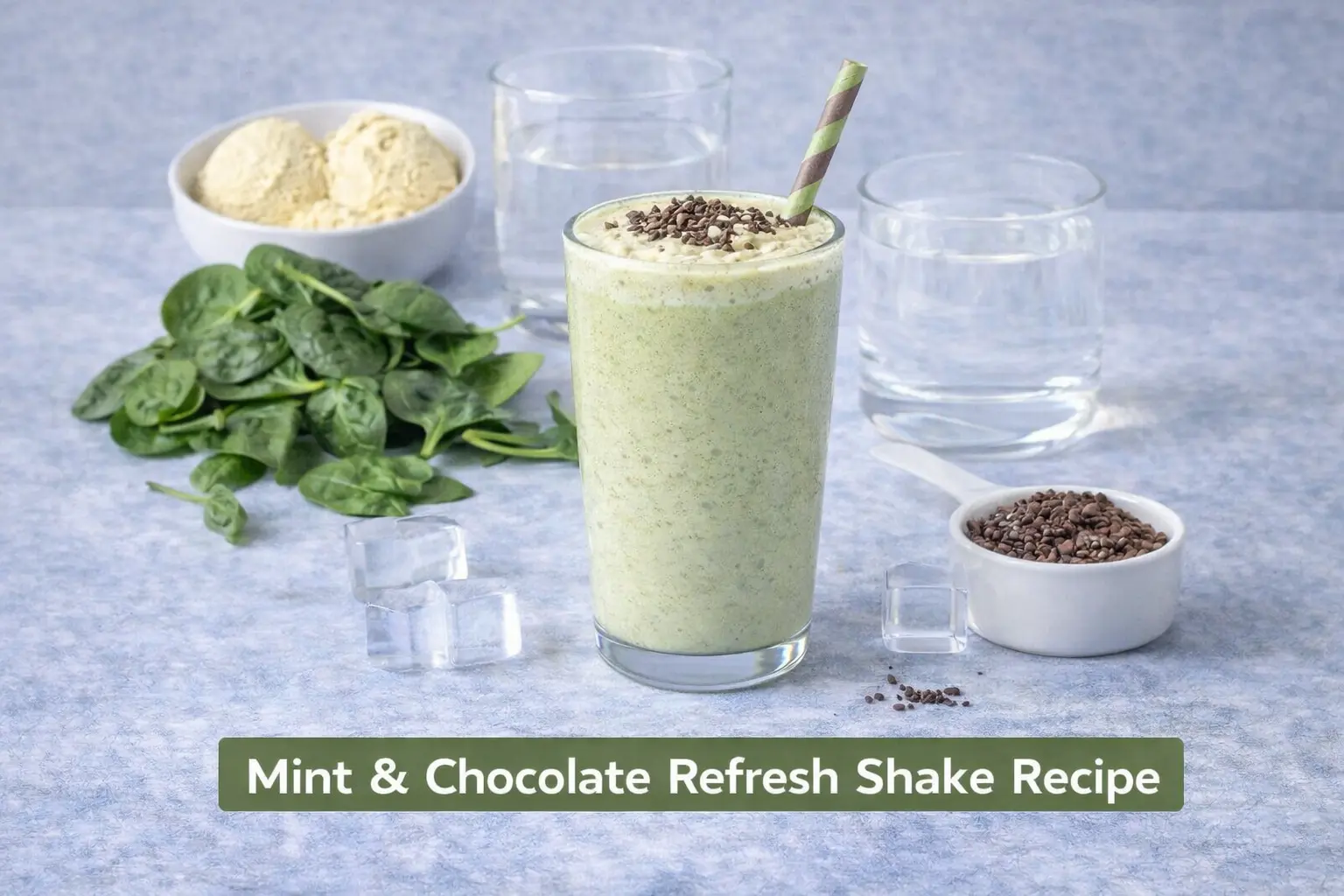Herbalife Formula 1 Mint and Chocolate refresh shake