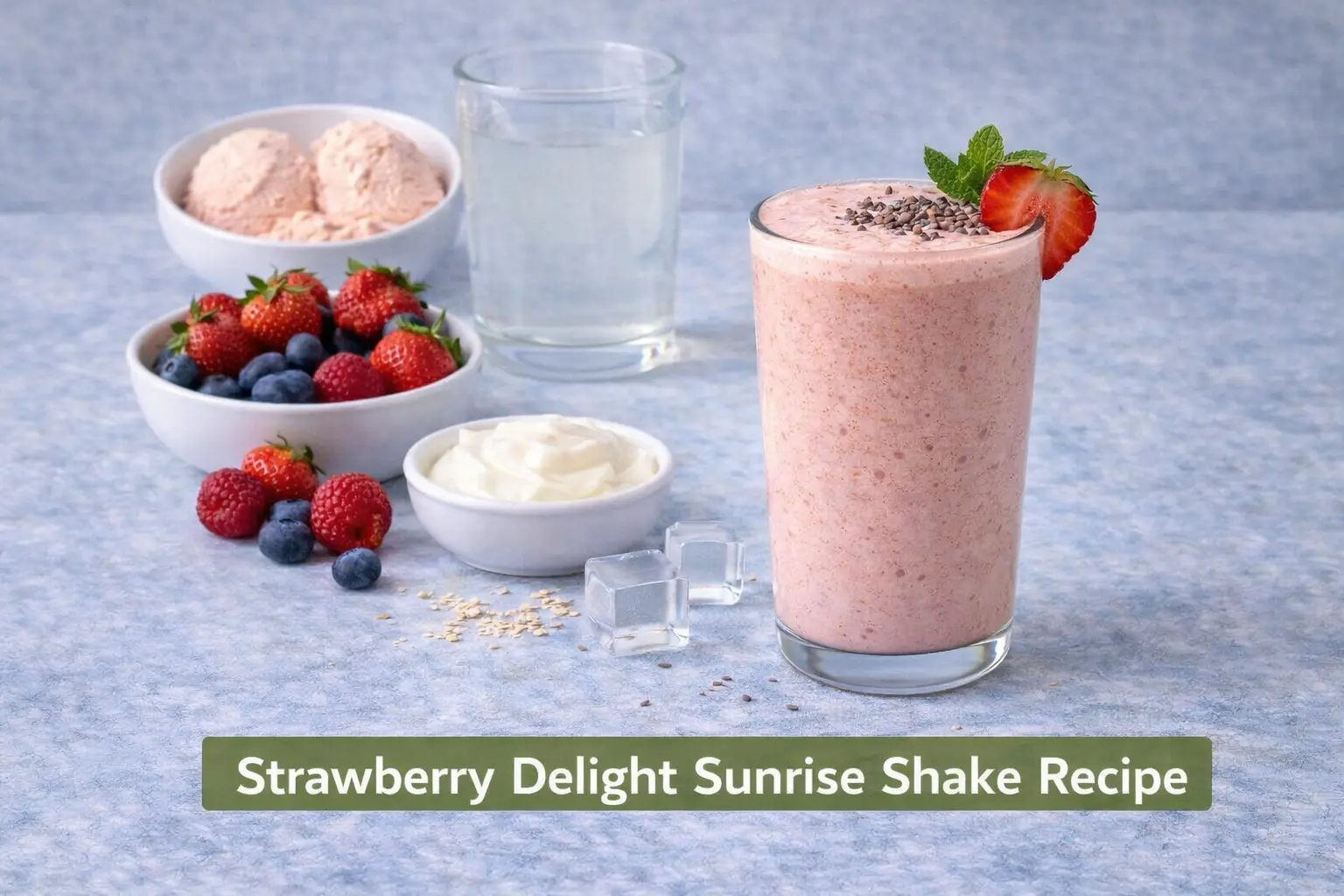 Herbalife Formula 1 Strawberry Delight sunrise shake